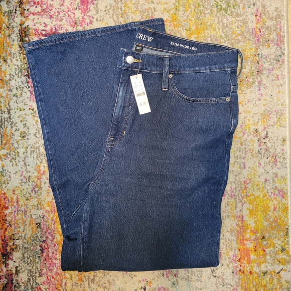 J. Crew slim wide-leg jeans - Picture 3 of 6